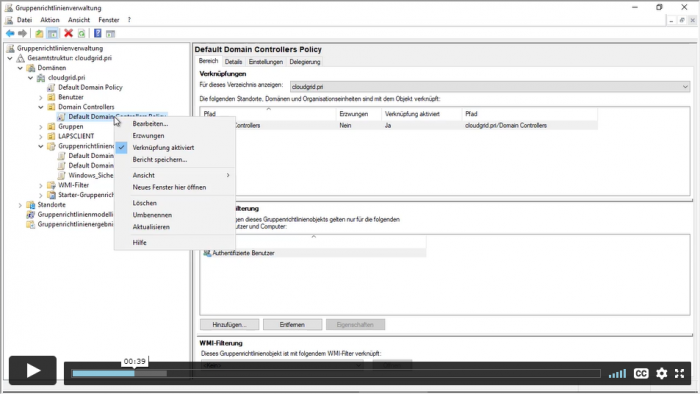 E-Learning Kurs "Active Directory: Sichere Vor-Ort- und Hybrid-Infrastruktur einrichten".